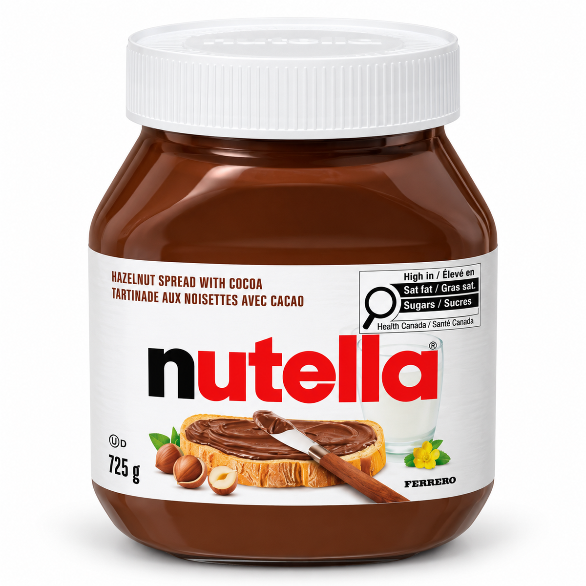 Nutella – Pâte à tartiner aux noisettes et au cacao 725 g