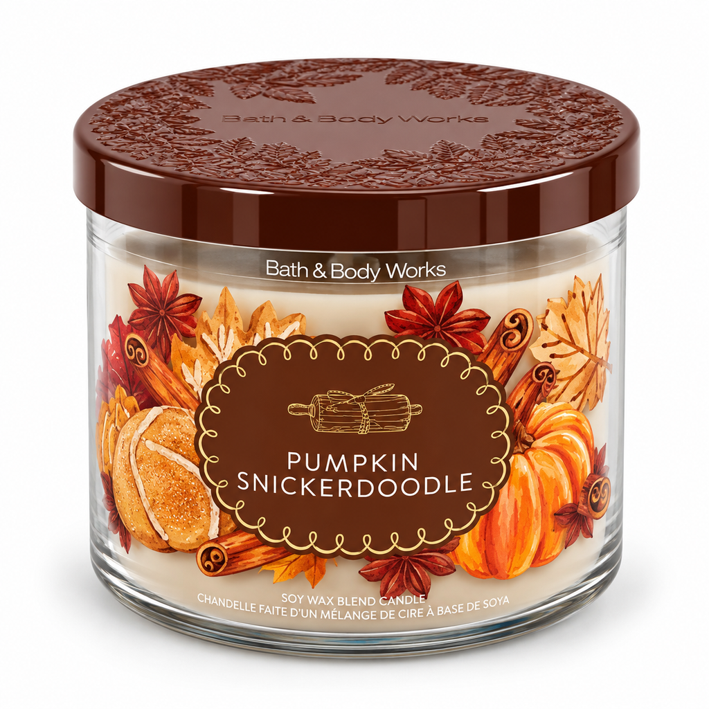 Bougie 3 mèches - Pumpkin Snickerdoodle