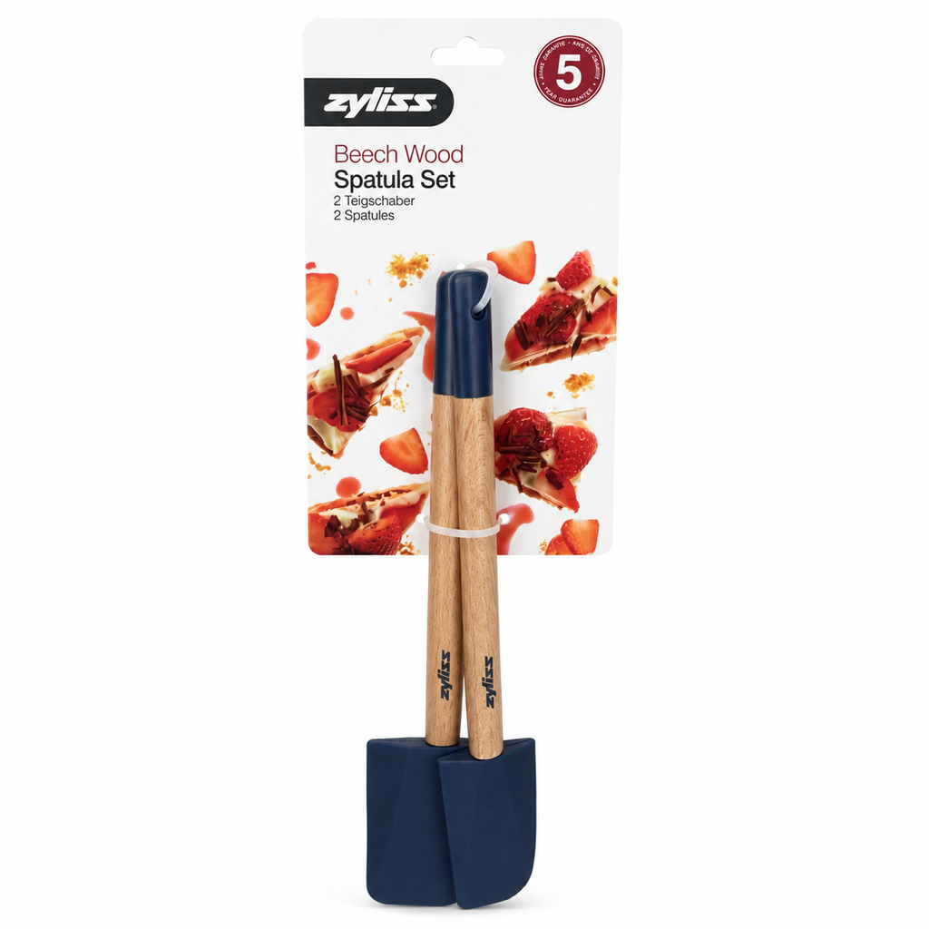 Spatules en bois de hêtre – 2 pièces