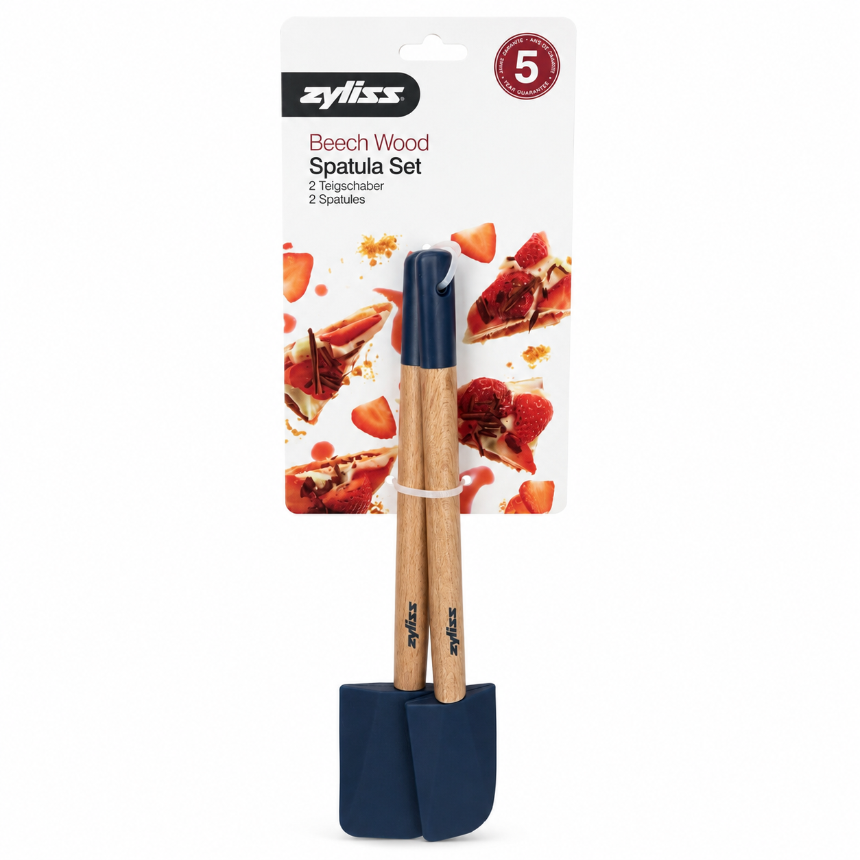 Spatules en bois de hêtre – 2 pièces