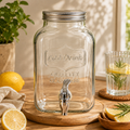 Distributeur à boissons en verre 3,8 L