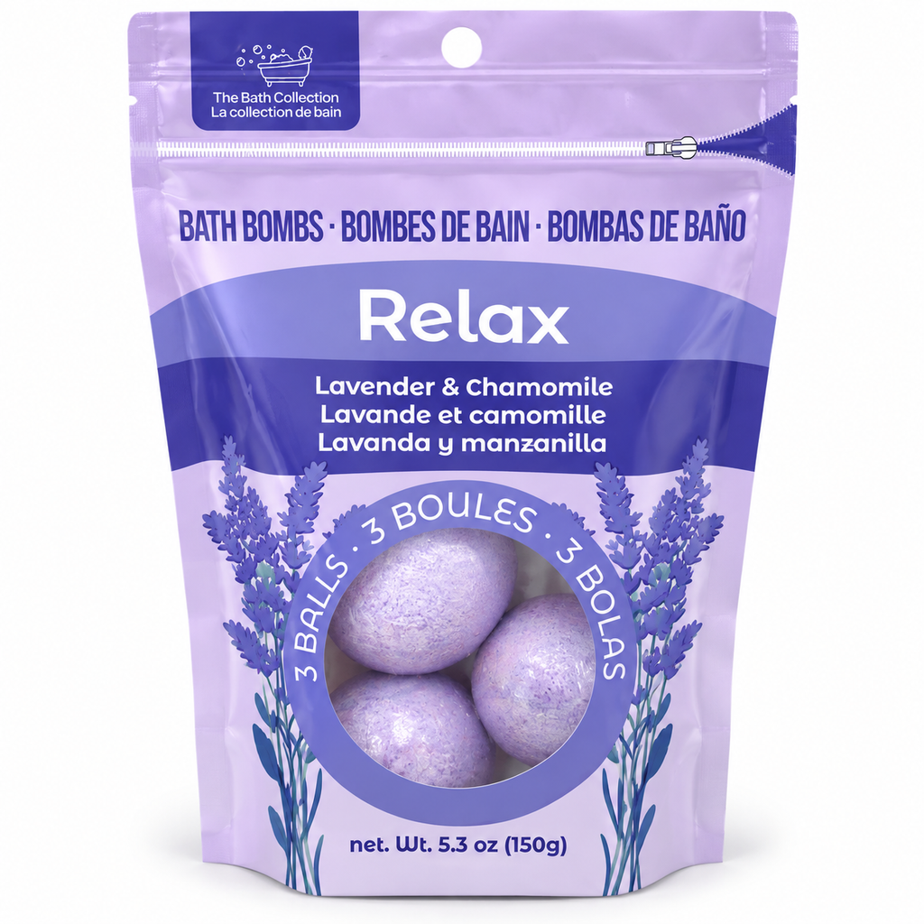 Bombes de bain Relax – Lavande & Camomille