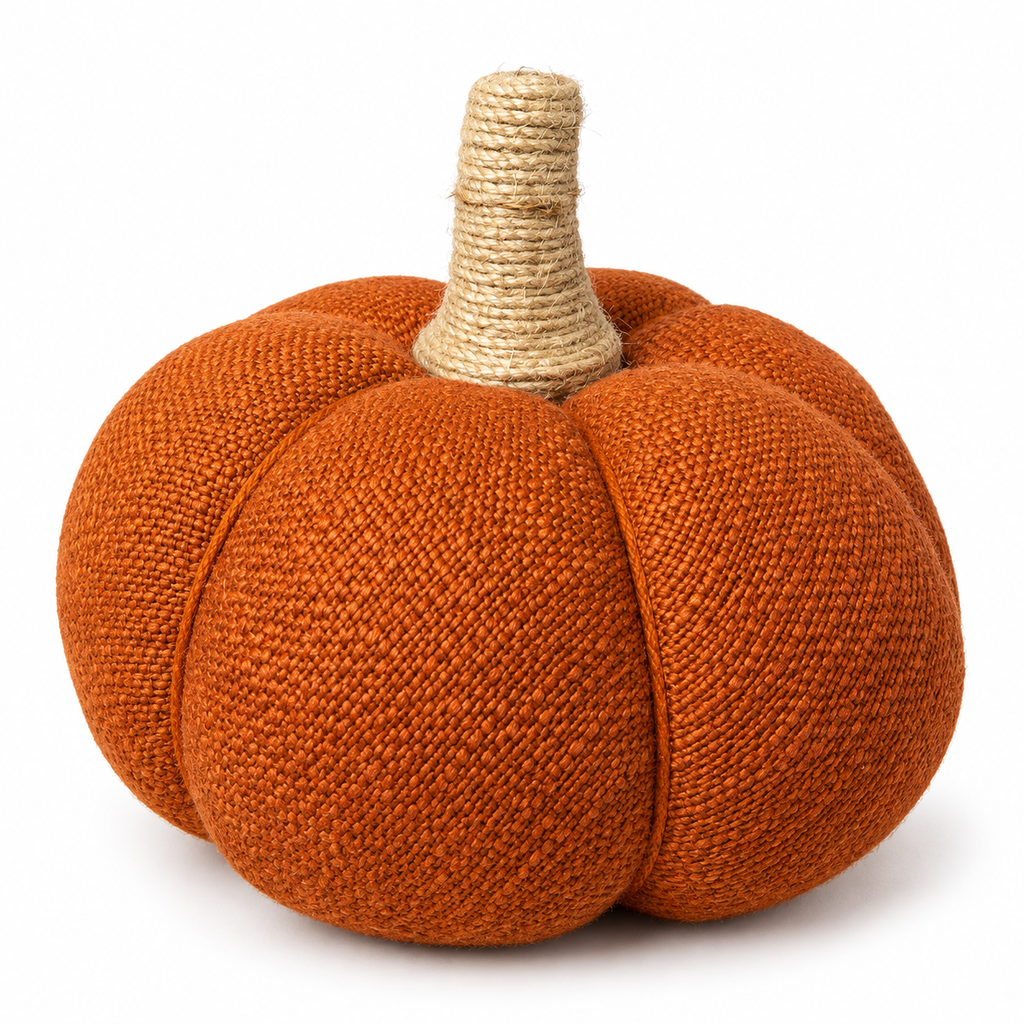 Citrouille décorative en tissu – 25 cm