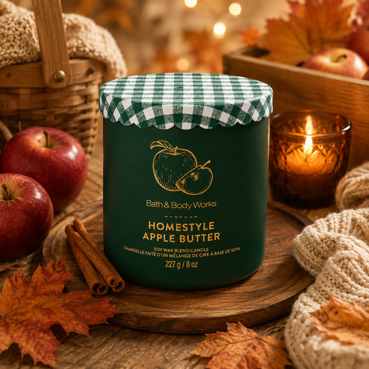 Bougie 1 mèche - Homestyle Apple Butter