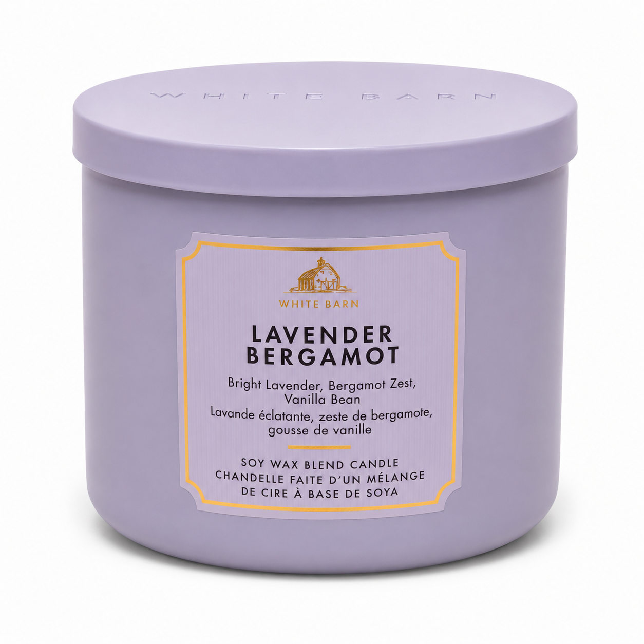 Bougie 3 mèches – Lavender Bergamot
