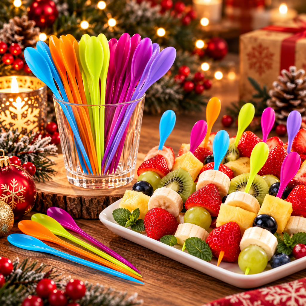 Lot de 40 brochettes colorées
