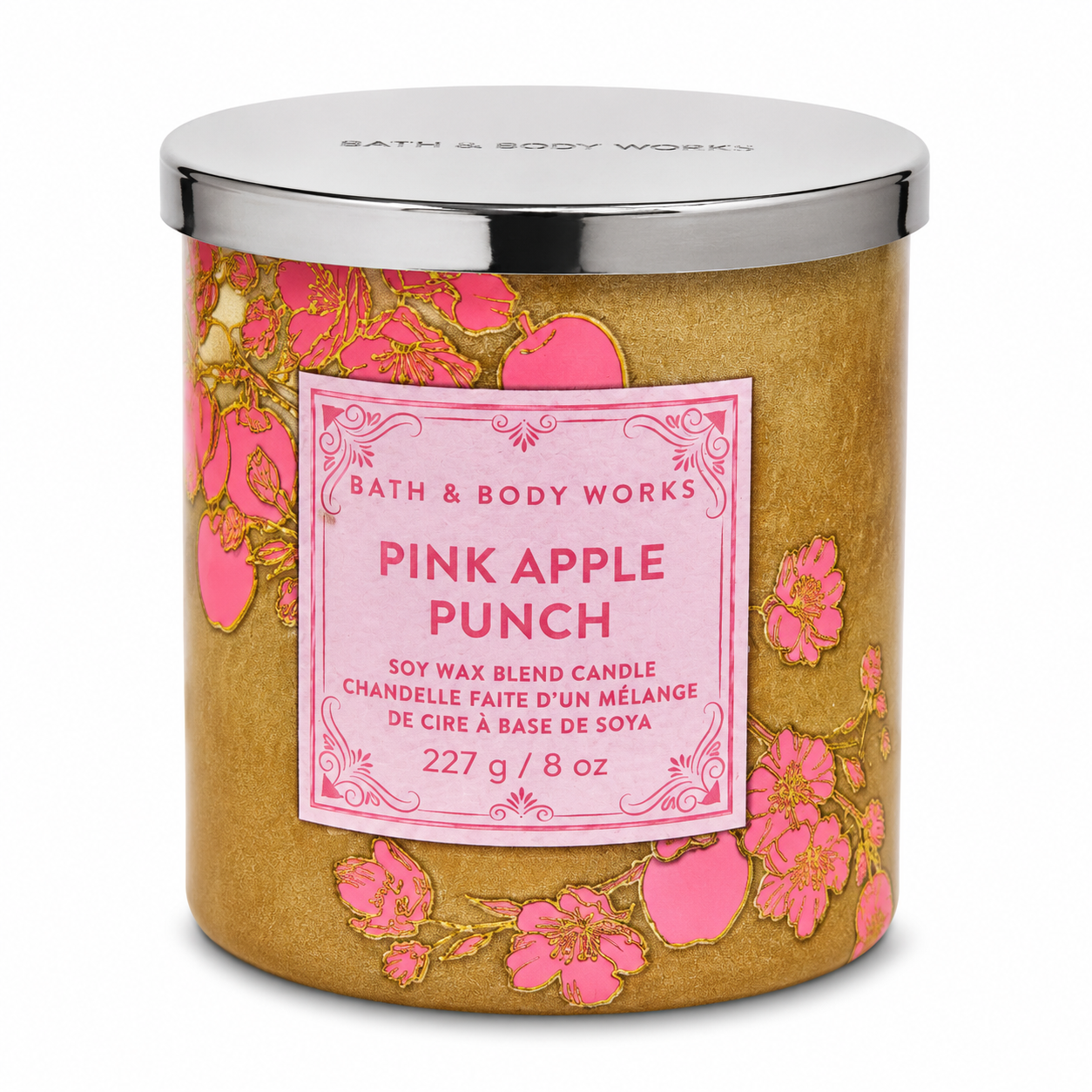 Bougie 1 mèche – Pink Apple Punch