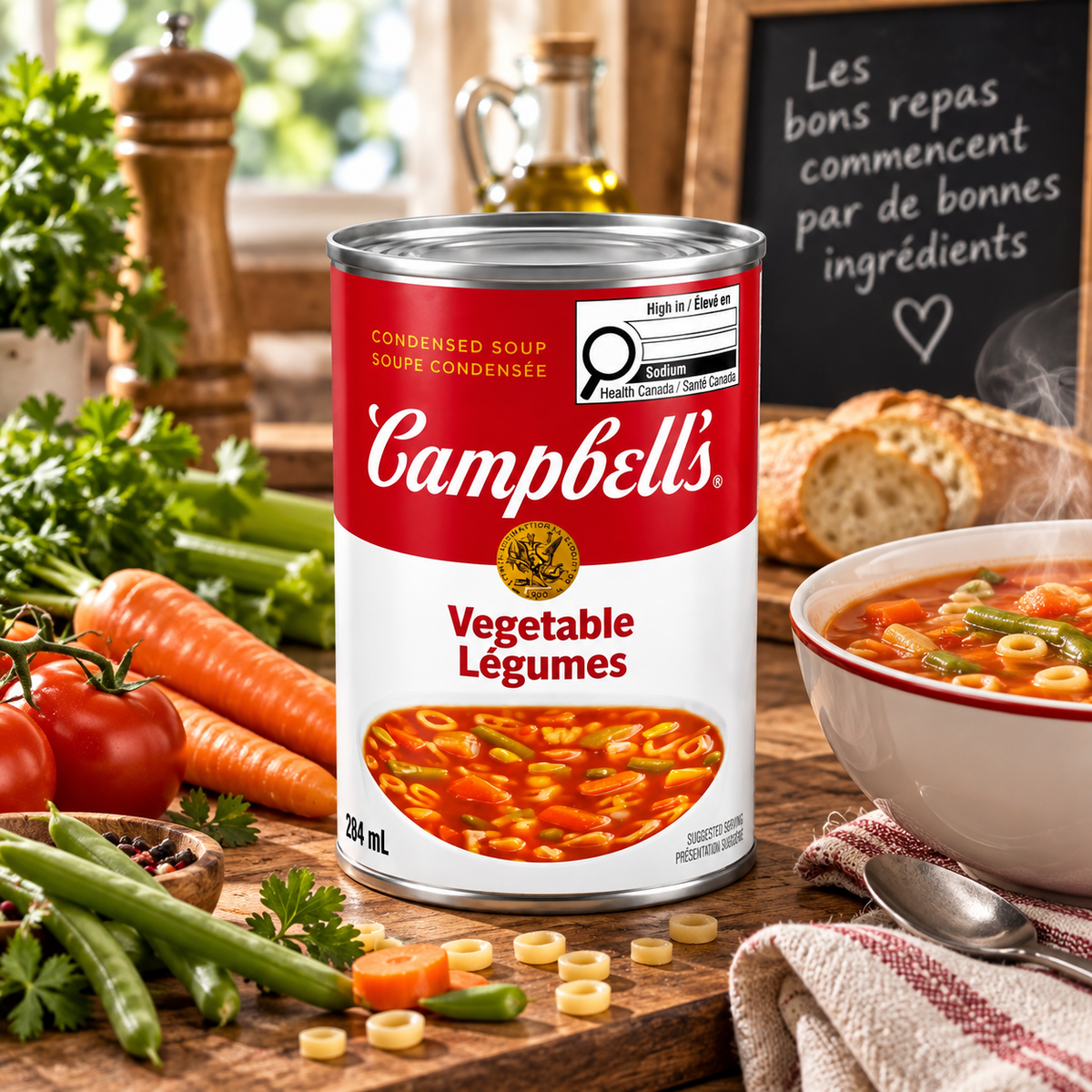 Campbell's - Soupe condensée aux légumes 284 ml