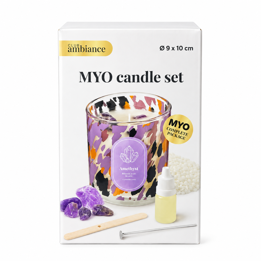 Kit DIY – Création de chandelle parfumée à la lavande et améthyste