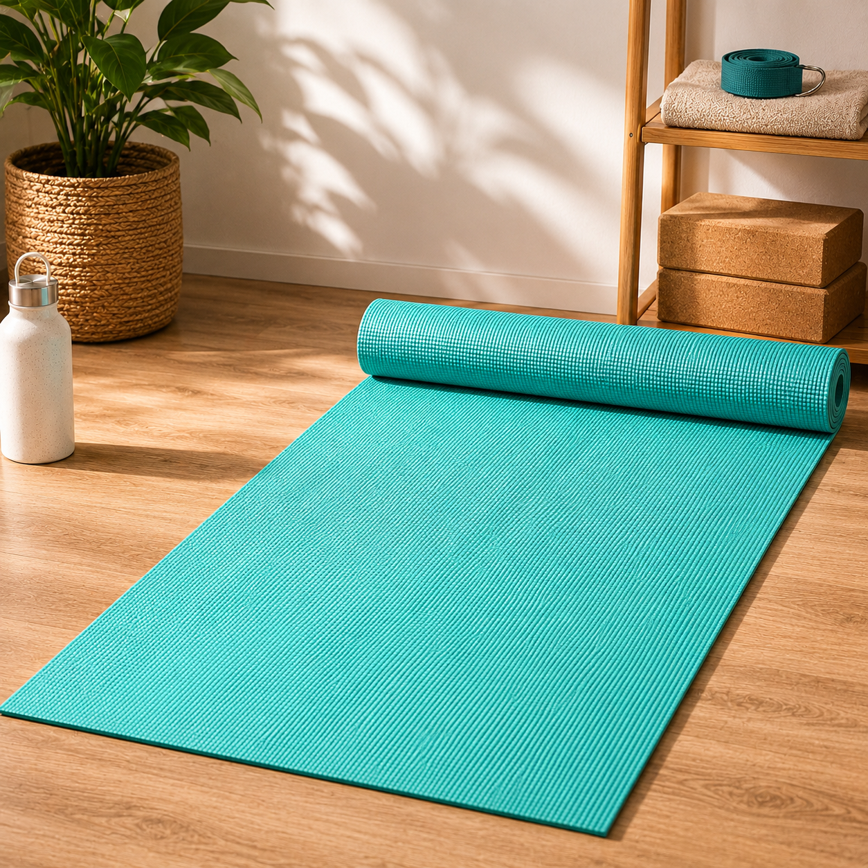 Tapis de yoga – Vert menthe