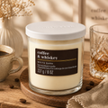 Bougie 1 mèche – Coffee & Whiskey