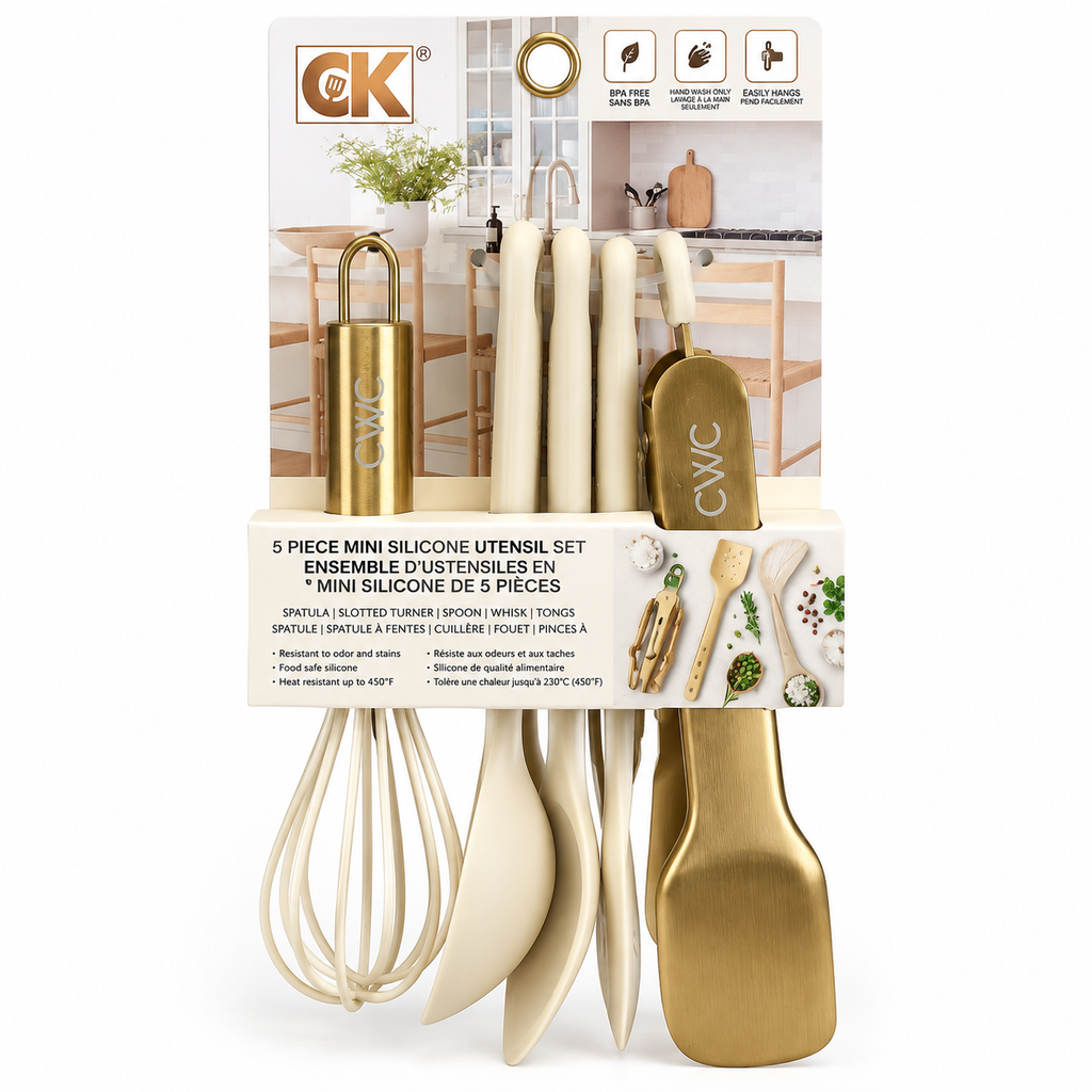 Ustensiles en silicone 5 pièces