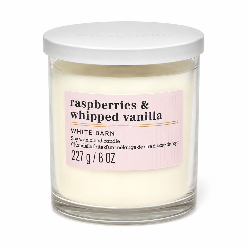 Bougie 1 mèche - Raspberries & Whipped Vanilla