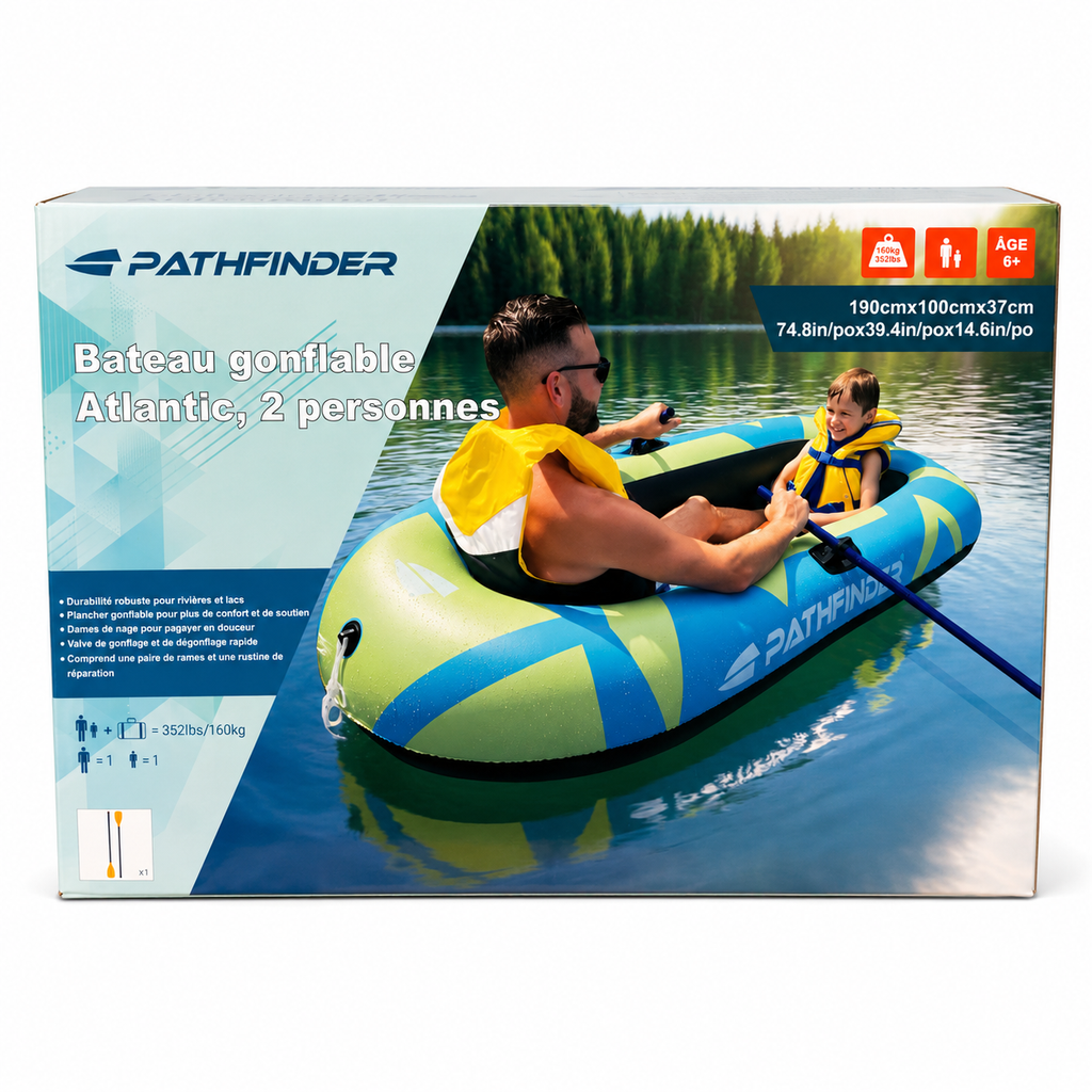 Bateau gonflable Pathfinder Atlantic – 2 personnes