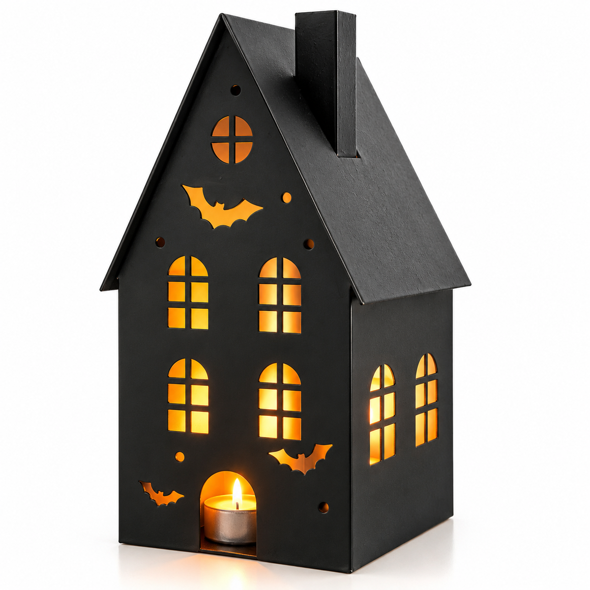 Photophore maison hantée – Décoration Halloween