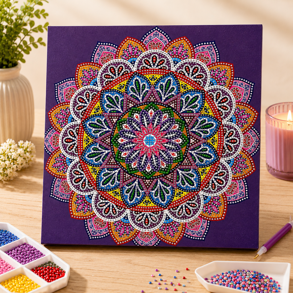Diamond Painting Mandala – 30 x 30 cm
