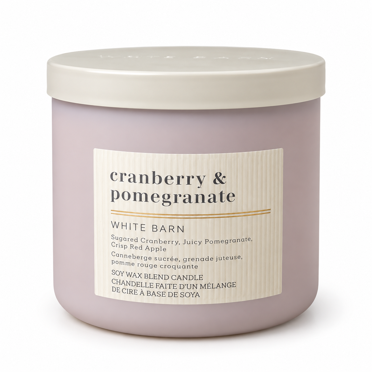 Bougie 3 mèches - Cranberry & Pomegranate