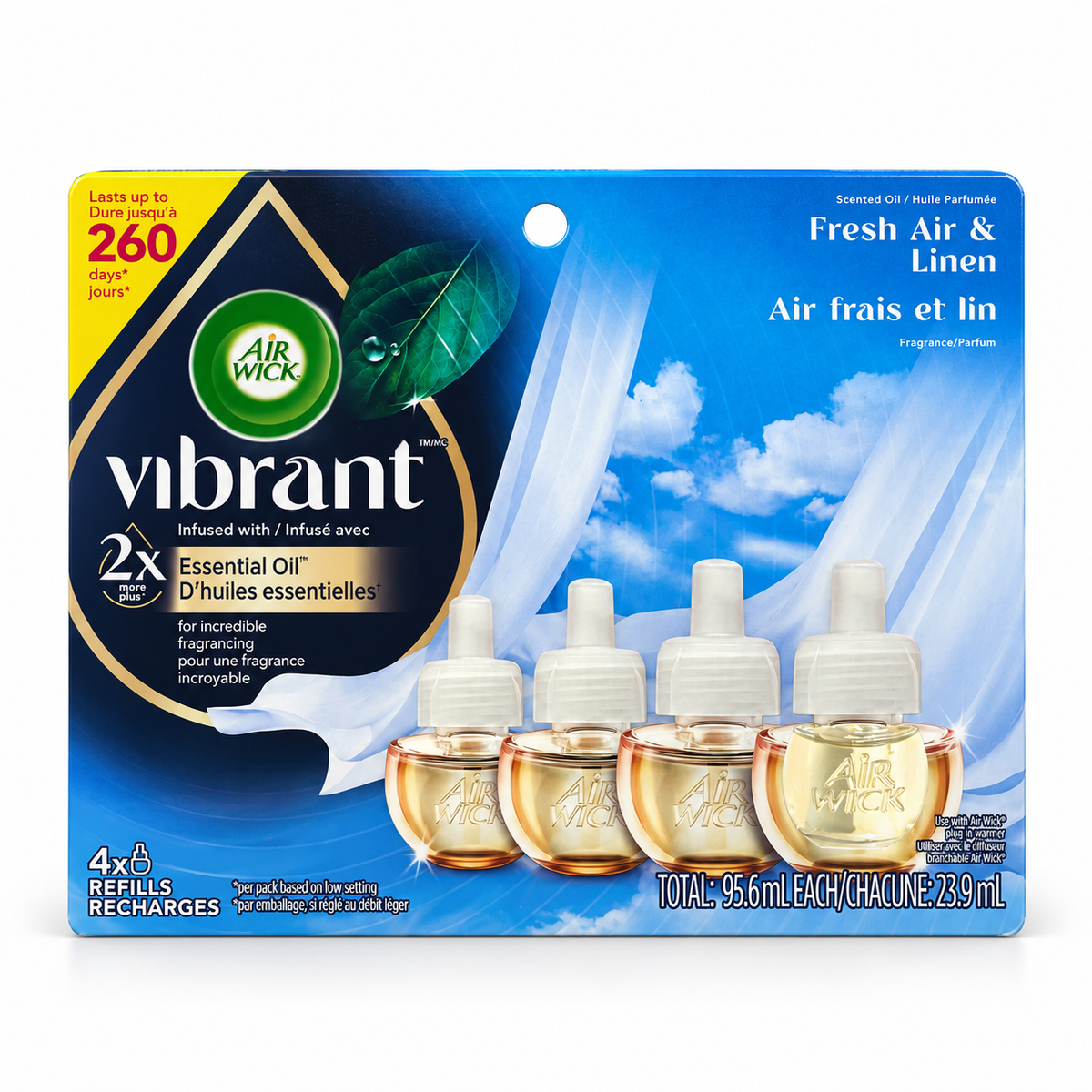 Recharges pour diffuseur Air Wick – lot de 4