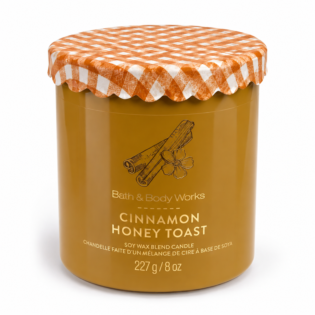 Bougie 1 mèche - Cinnamon Honey Toast