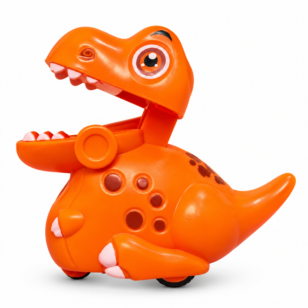 Jouer dinosaure à pousser et à faire rouler