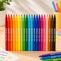 Boîte de 20 couleurs marqueurs lavables Crayola Super Tips