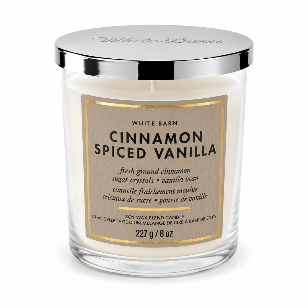 Bougie 1 mèche – Cinnamon Spiced Vanilla