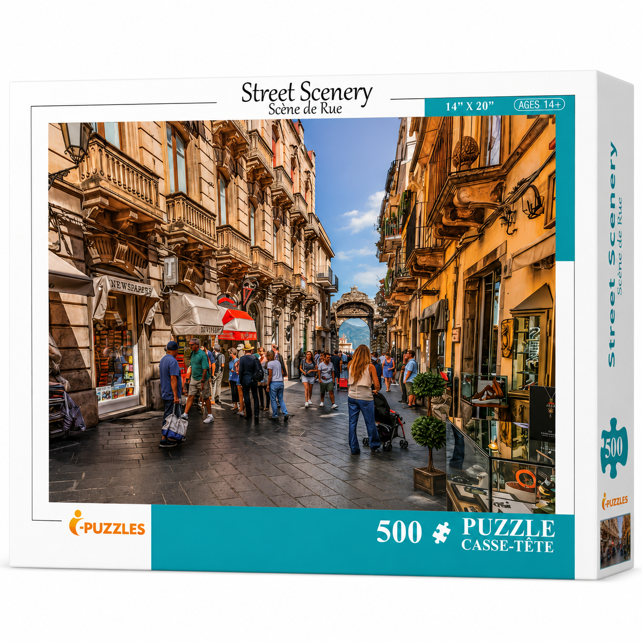Puzzle 500 pièces – Scène de rue
