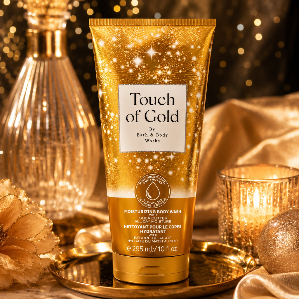 Nettoyant pour le corps hydratant Touch of Gold – 295 ml