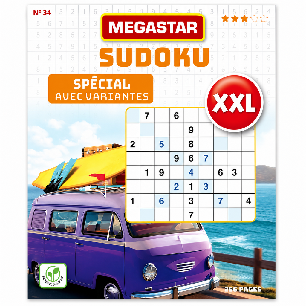 Livre de Sudoku XXL – Édition spéciale avec variantes