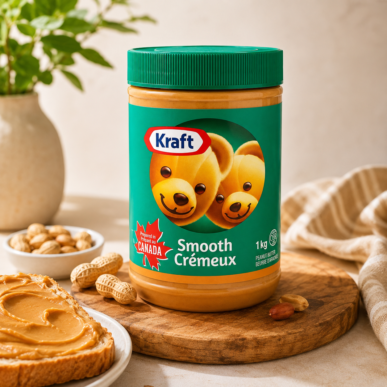 Beurre d'arachide Kraft Crémeux – 1 kg