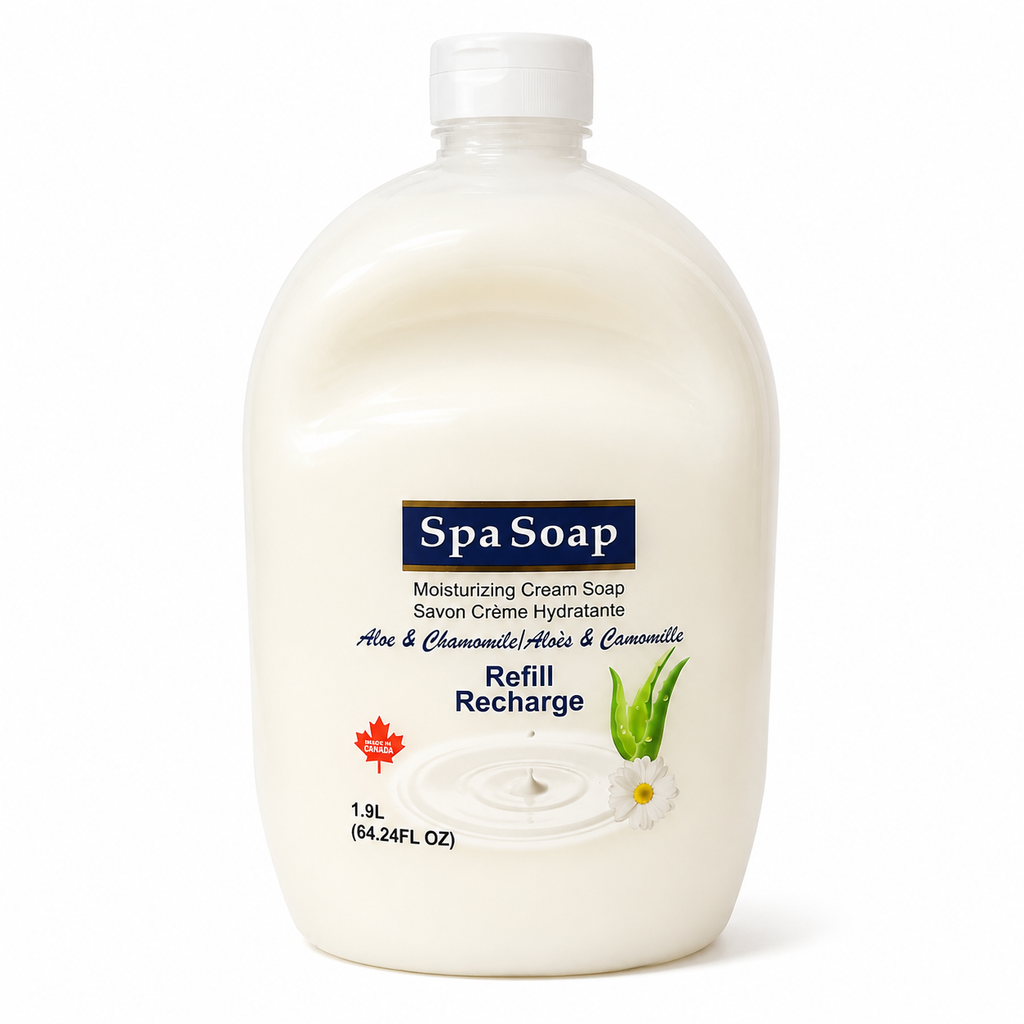 Savon crème hydratant Spa Soap – Aloès & Camomille – Recharge 1,9 L