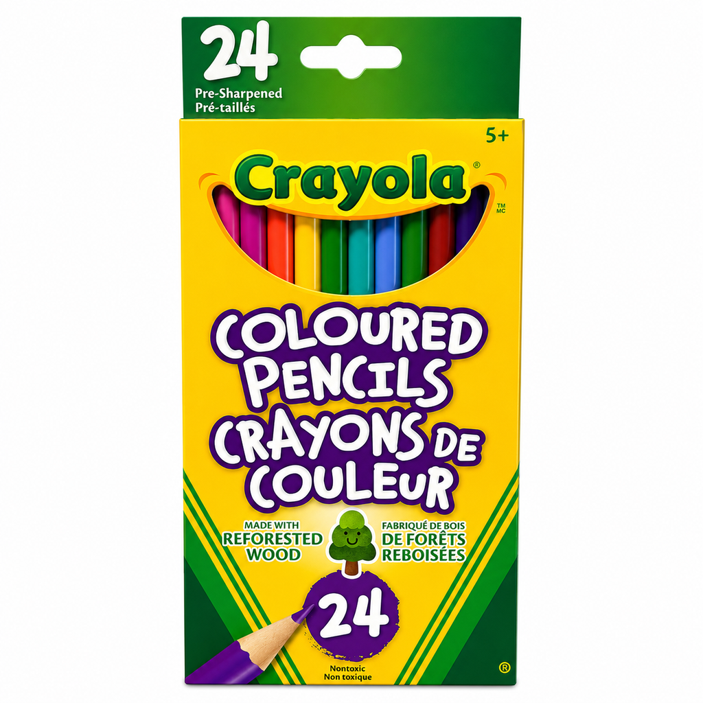 Boîte de 24 crayons de couleur Crayola