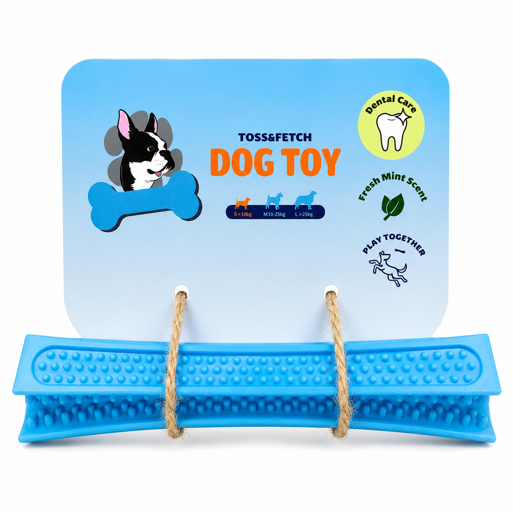 Jouet dentaire pour chien - Bleu