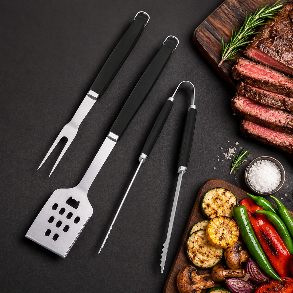 Accessoires pour barbecue Farberware Professional - Lot de 3 pièces