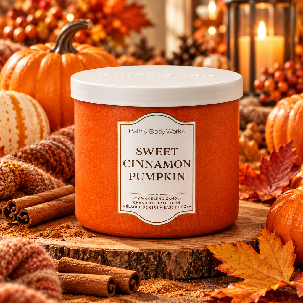 Bougie 3 mèches - Sweet Cinnamon Pumpkin