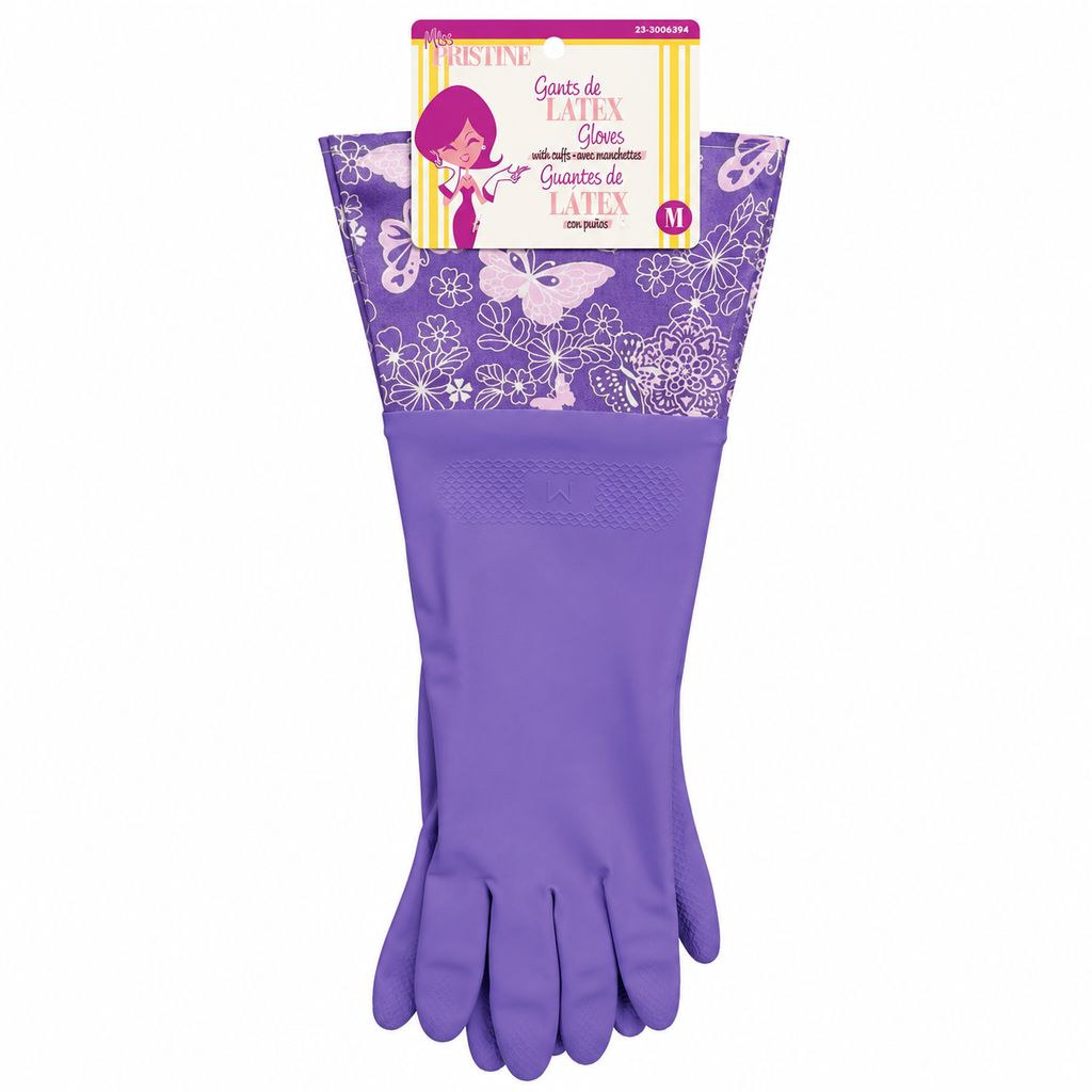 Gants de ménage en latex – Taille M