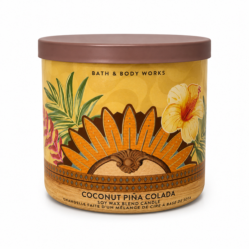 Bougie 3 mèches - Coconut Piña Colada