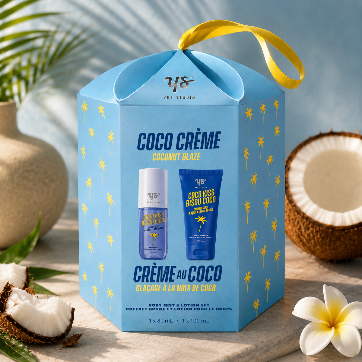 Coffret Crème au coco - Glaçage à la noix de coco