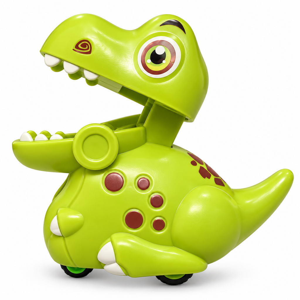 Jouer dinosaure à pousser et à faire rouler