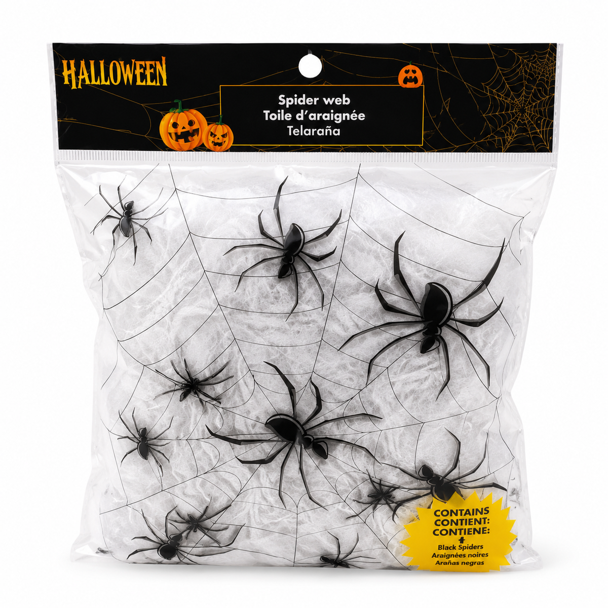 Toile d’araignée décorative Halloween – 141 g