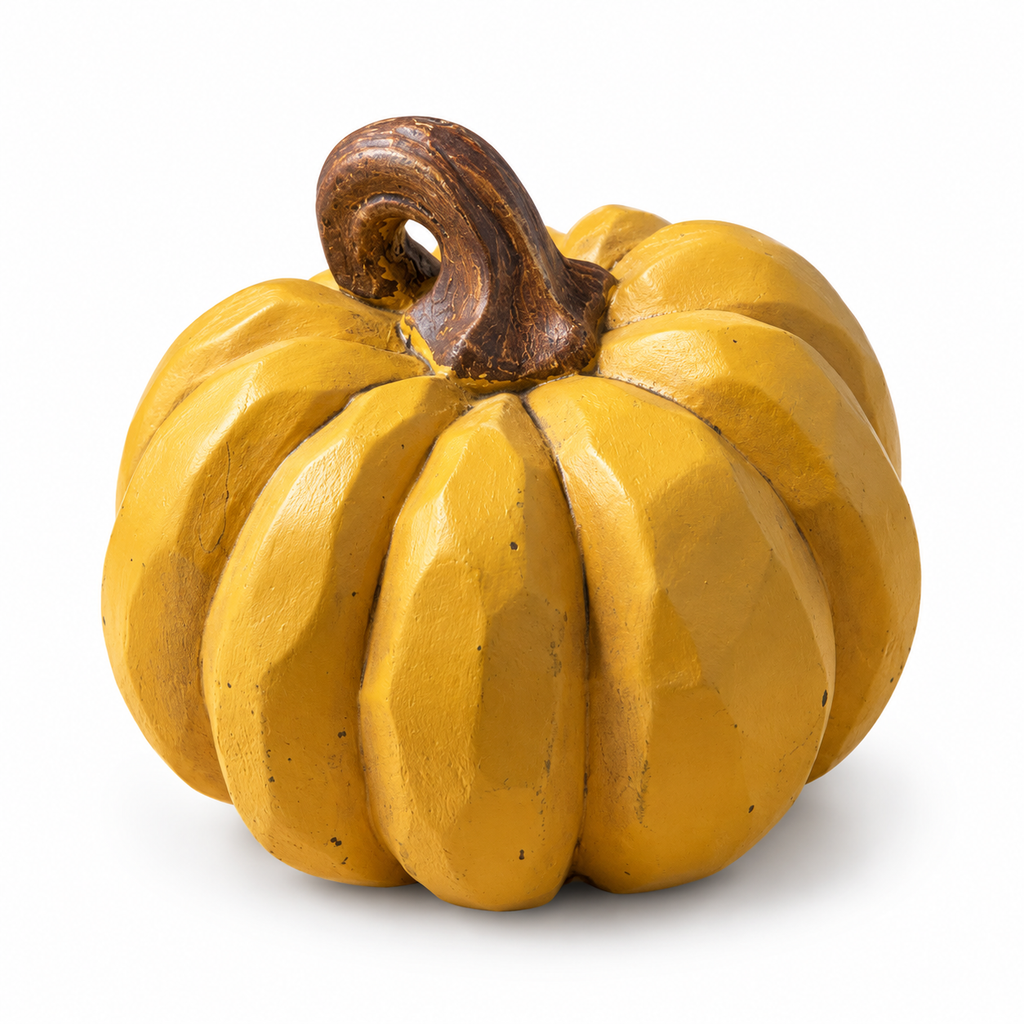 Citrouille décorative jaune