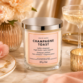 Bougie 1 mèche - Champagne Toast