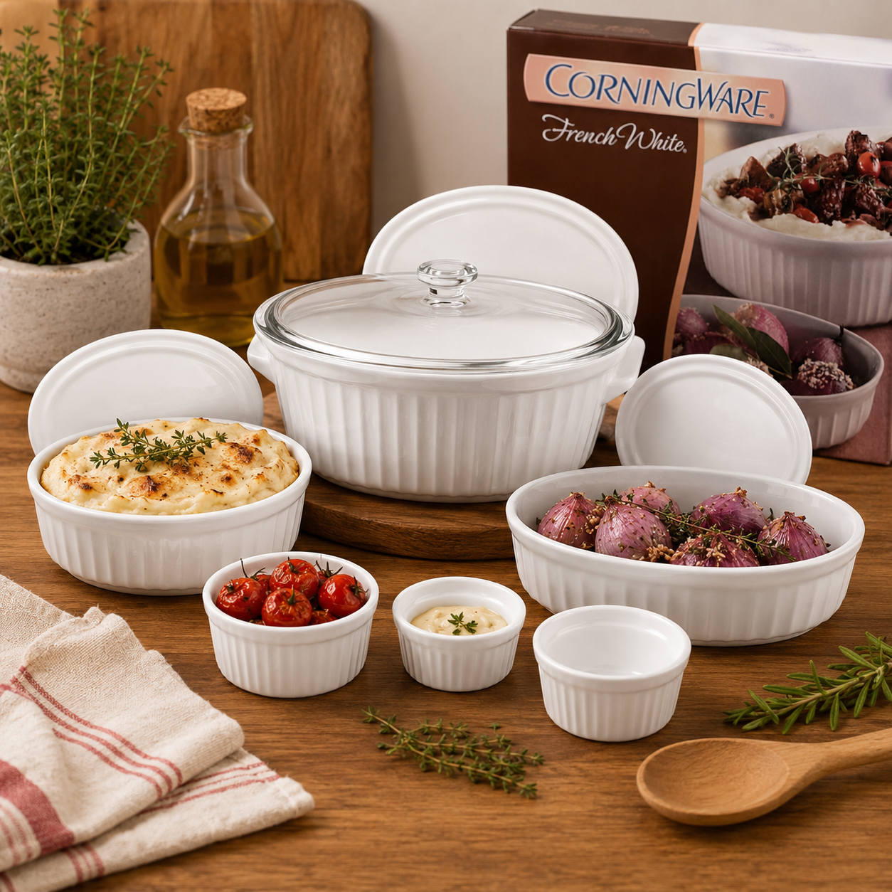 Ensemble de cuisson et de service – 9 pièces