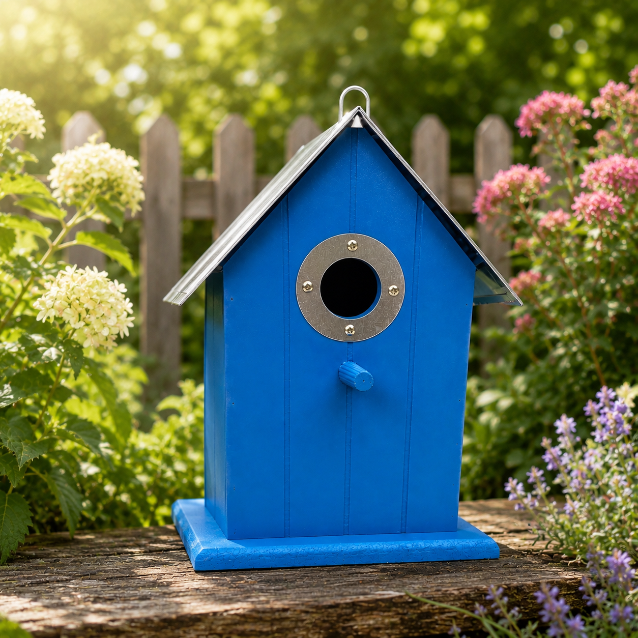 Cabane à oiseaux en bois