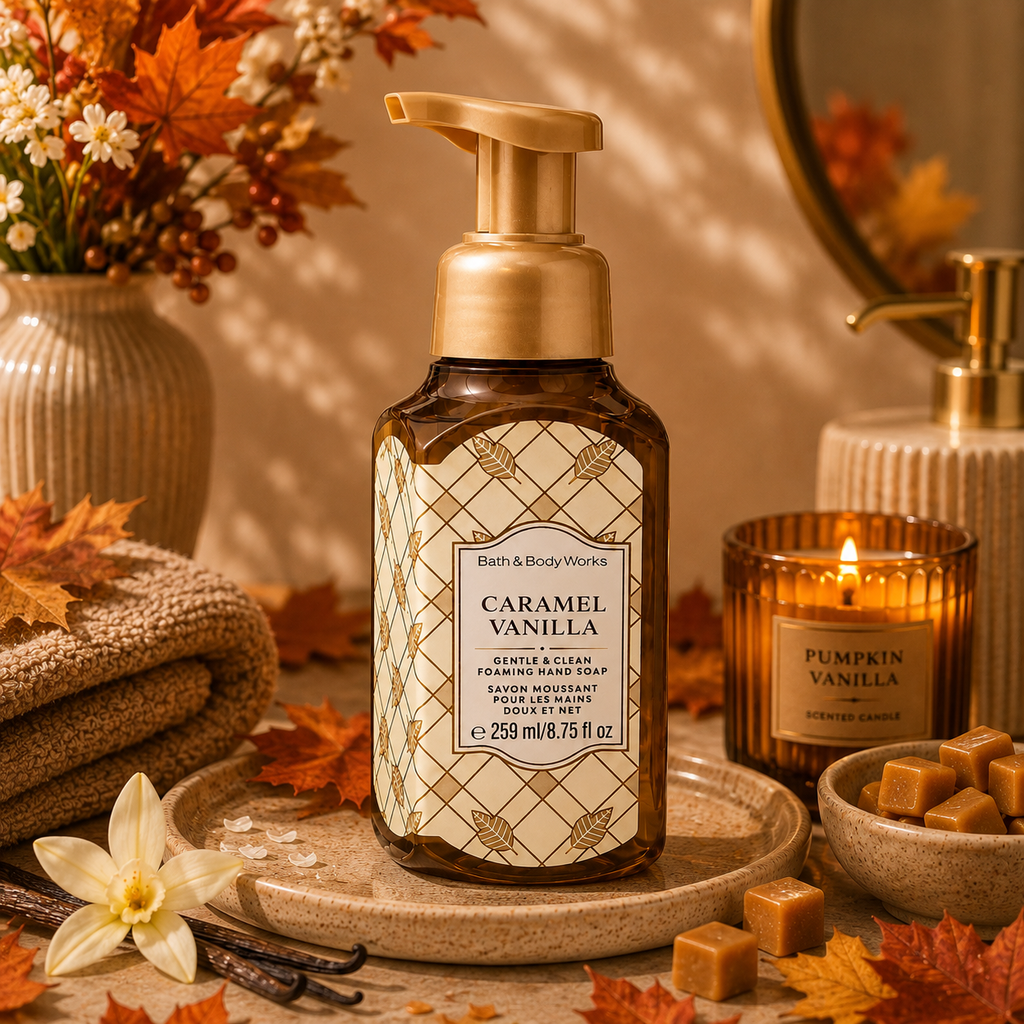 Savon moussant – Caramel Vanilla