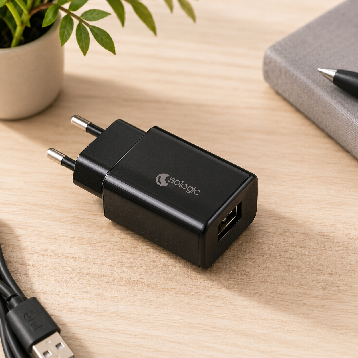Chargeur mural Sologic USB-A 10 W