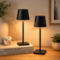 Lampes sans fil noires - Lot de 2