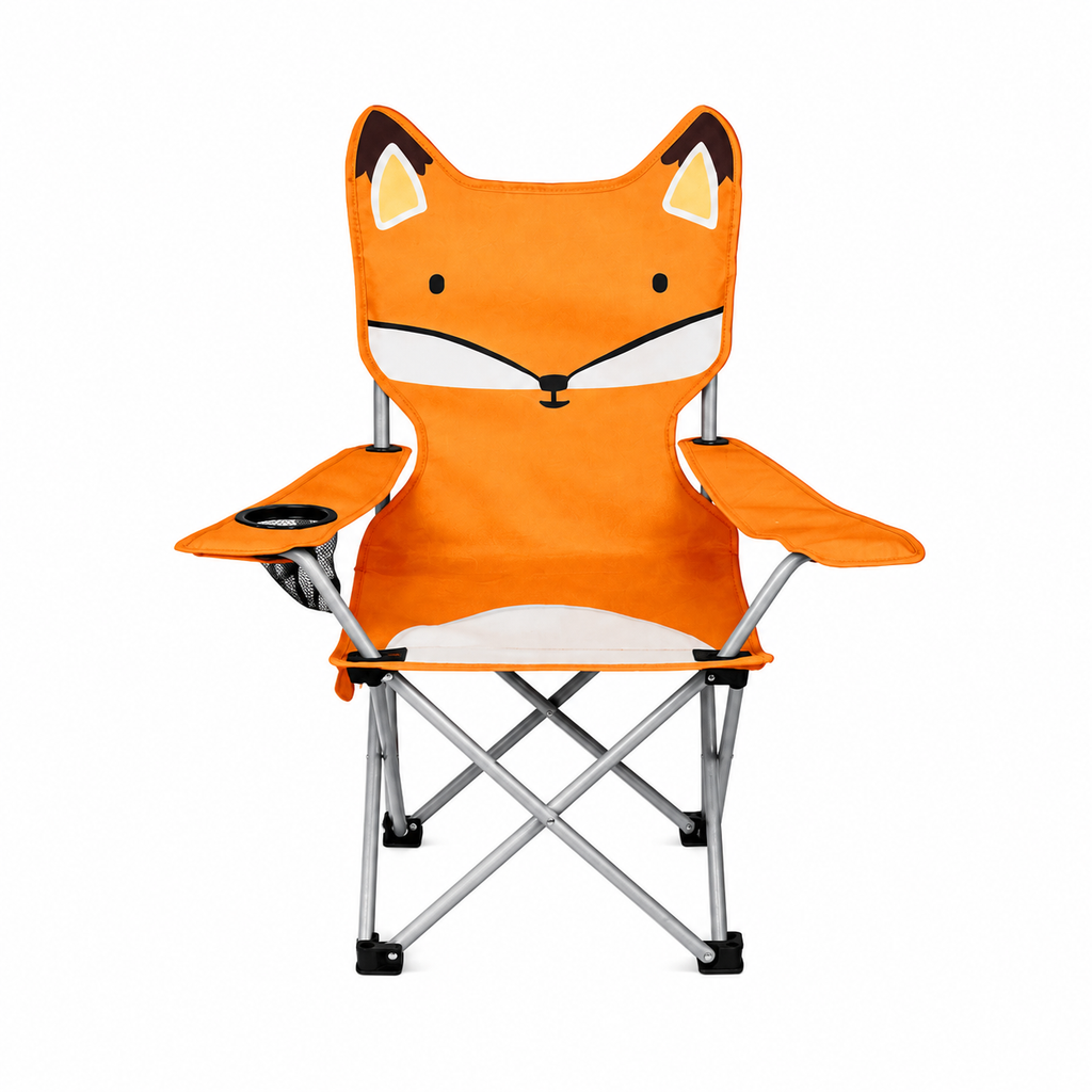Chaise pliante enfant à motif renard