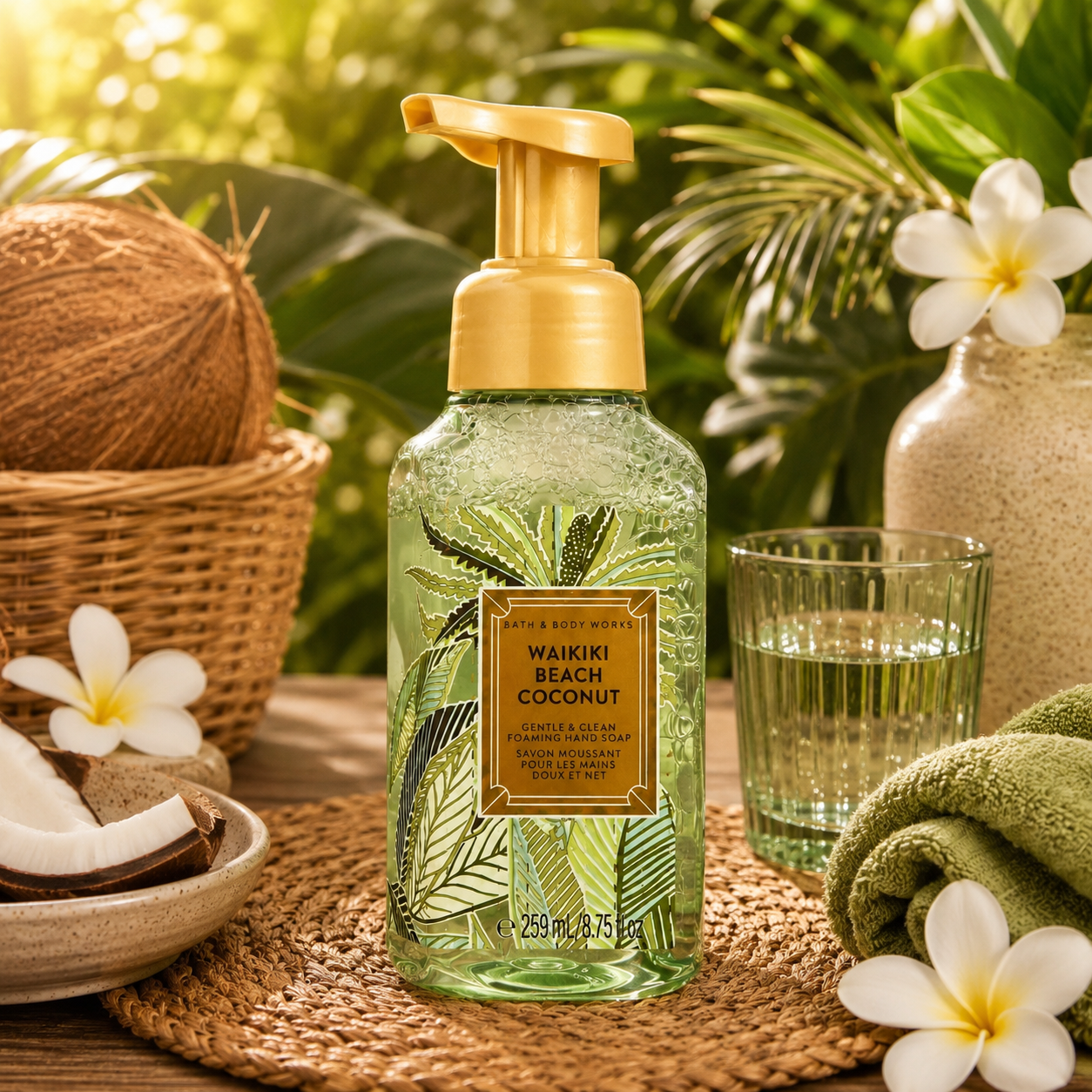 Savon moussant – Waikiki Beach Coconut