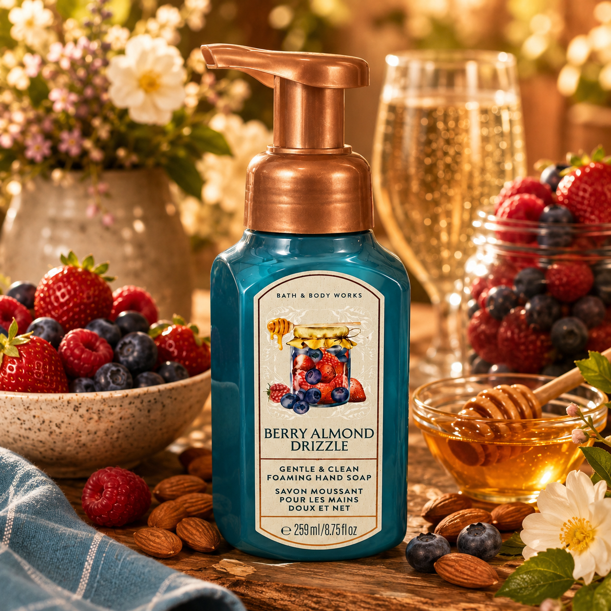 Savon moussant – Berry Almond Drizzle